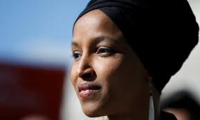 Ilhan Omar, the black Muslim Congresswoman who has become a focus of US  divisions