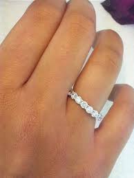 14k Solid Yellow Gold Cz Eternity Band Stackable Ring Endless Etsy Diamond Wedding Bands Eternity Band Diamond Antique Engagement Rings Sapphire