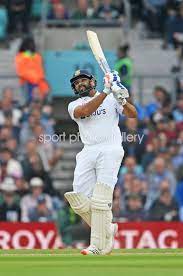 Rohit Sharma India hits a six v England Oval Test Match 2021 Images |  Cricket Posters