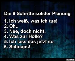 Die 6 Schritte Solider Planung Spruche Witzige Spruche Lustige Spruche