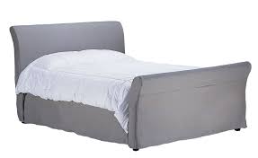 This the bed frame which is perfect to hold your standard mattress and eliminates the need for a box spring. Regency Slipcovered Sleigh Bed Headboard Slipcovered Headboard Contemporary Sleigh Beds Headboard And Footboard