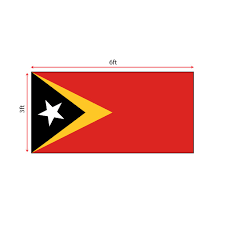 Bendera timor timur, yang mungkin menunjukkan sebagai huruf tl pada beberapa platform. Timor Leste Flag 3x6ft Bendera Timor Leste 3x6ft Polyester Shopee Malaysia