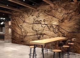 Custom Wallpaper Vintage Wood Grain World Map Background Wall Etsy In 2020 Retro Wall Decor Map Wallpaper Wall Murals Bedroom