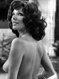 Joan Collins Looking Up Smiling Topless Black And White 8x10 Picture  Celebrity P | eBay