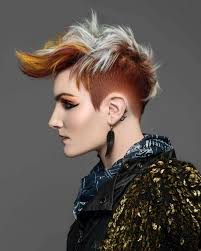 Rogue Shannon Color Zoom Short Hair Styles Artistic Hair Punk Hair Hair looks, men, women, children, up do's. rogue shannon color zoom short hair