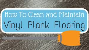 clean and mainn vinyl plank flooring