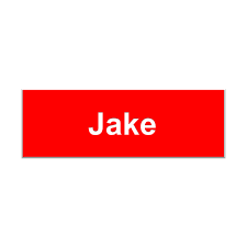 Jake from state farm costume. Jake Costume Name Tag Funny Halloween Id Name Tag Wizard