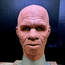 Neanderthal, finished clay sculpture by @patrick_y_mathews Sculpted in  @chavant_clay NSP medium brown Coming soon as a silicone halfmask to  www.immortalmasks.com