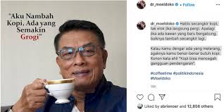 Moeldoko @sahabat_umkm @mediahkti @mtaniofficial @kita_moeldoko aktivitas dan undangan via website www.moeldoko.com. Moeldoko Aku Ngopi Ngopi Kenapa Ada Yang Grogi Rmollampung Id