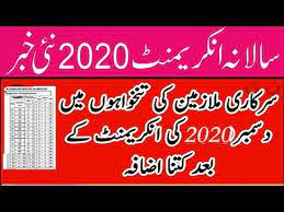Annual Increment Chart 2020 Salary Increase In December Youtube Salary Increase Salary Chart