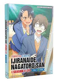 Ijiranaide, Nagatoro-san Season 1+2 (DVD) (2021-2023) Anime | Ep: 1-24 end  (English Sub)