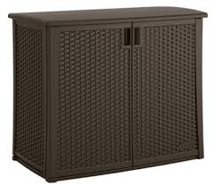 Suncast Resin Wicker Outdoor Cabinet Outdoor Room Ideas