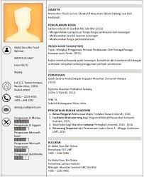 Panduan Membuat Resume Contoh Resume Boleh Diedit Resume Profesional Riwayat Hidup Template