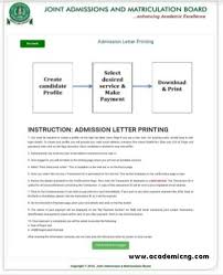 Please note that you do not have to visit any of the accredited jamb cbt centres to print out this your admission form as this can be done even at cyber cafes. Jamb Admission Letter 2021 2022 Printing Guide Updated Academicng
