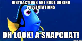 Forgetful Dory Distracted Phone Meme On Imgur