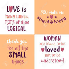 Quotes collection plugin helps you collect, manage and display your favourite quotes in your wordpress website. Romantic Love Quote Collection Love Card Royalty Free Cliparts Vectors And Stock Illustration Image 124354974