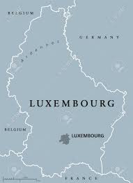 Diekirch is a small town in luxembourg, best known for its brewery of the same name and the national museum of military history. Luxemburg Politische Karte Mit Hauptstadt Landesgrenzen Und Nachbarlander Grossherzogtum Luxemburg Ein Binnenstaat In Westeuropa Graue Illustration Mit Englischer Beschriftung Vektor Lizenzfrei Nutzbare Vektorgrafiken Clip Arts Illustrationen