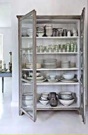 Dish Storage Painted Dish Cupboard Freestanding Kitchen Free Standing Kitchen Cabinets Vintage Cabinets