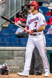 File:Trea Turner steps to the plate from Nationals vs. Braves at Nationals  Park, April 6th, 2021 (All-Pro Reels Photography) (51101638044)  (cropped).png - Wikimedia Commons