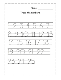 Tracing Numbers 1 25 For Kg Page Numbers Preschool Numbers Kindergarten Dr Seuss Preschool