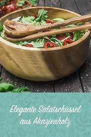 Elegante Salatschussel Aus Akazienholz Kuche Salat Schussel Kuchenaccessoires Kochen Essen Dinner Kuchenzubehor Holzschussel Essen Salatschussel
