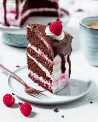 Kalorienarme Schoko Himbeer Sahne Torte Leicht Und 100 Lecker