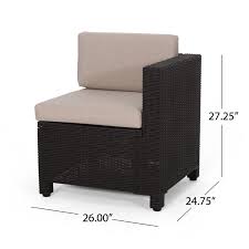 Maybe you would like to learn more about one of these? Noble House Waverly 6 Piece Outdoor Faux Wicker Sectional Sofa Set In Beige 309602