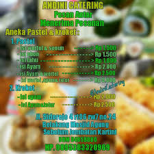 Pastel kering isi abon tahan lama renyah kriuk no telur, after you are searching for absolutely free music download web sites, then absolutely free music . Andini Catering Services Facebook