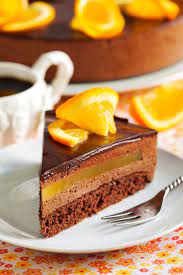 Orange Chocolate Mousse Cake By Anjelika Gretskaia On 500px Ide Makanan Kue Makanan