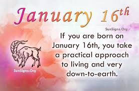 January 16 Birthday Horoscope Birthday Horoscope Birthday Personality Horoscope