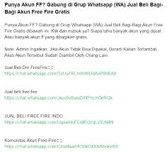 Grup wa jual beli akun ff 2021. Stiluri Noi Produs Nou Imagini Detaliate Bagi Bagi Akun Ff Afstidelhi Org