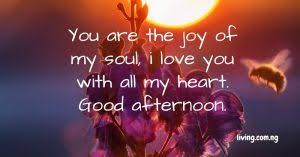 When you need a good afternoon message for your wife, any of these 'good afternoon message for my wife' will go along way to express your love and communicate your feelings to the most important person in your life. 150 Best Good Afternoon Messages Sweetest Messages