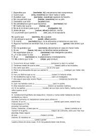 Subjuntivo Imperfecto Condicional Trabajos Hojas De Trabajo De Ele Gratuitas Ensenando Espanol Condicional Aprender Espanol