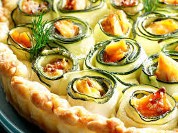 Quiche De Fleurs De Courgette Au Saumon Recettes De Cuisine Recette Quiche Recette