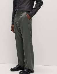 Men's Relaxed-Fit Trousers at M&S