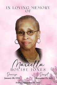 Marcella Jones Obituary