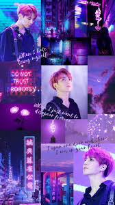 5 y 6 are not even bts pictures. Jungkook Purple Aesthetic Wallpaper