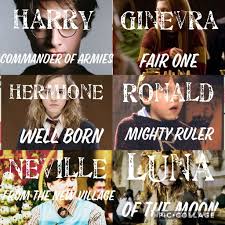 Harry Potter Character Name Meanings Made By Peculiarrunnerravenclawassassin Harry Potter Characters Names Harry Potter Characters Harry Potter Stories