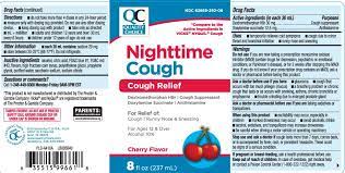 This medication works by blocking certain natural . Cough Relief Nighttime Dextromethorphan Hydrobromide Doxylamine Succinate Liquid