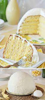 Lemon Coconut Snowball Cake Sugarhero Yummy Cakes Coconut Recipes Desserts