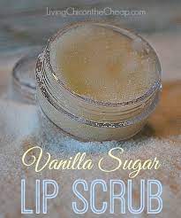 This Is A Super Fun And Easy Homemade Beauty Project Diy Vanilla Sugar Lip Scrub Plus It Super Inexpensive To Make An Sugar Lip Scrub Lip Scrub Diy Lip Scrub