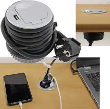 Um ihnen zu hause die wahl des perfekten produkts wenigstens ein bisschen vielfältige leichter zu machen, hat unser team an produkttestern. Schreibtisch Einbausteckdose Usb Schutzkontakt Steckdosen 16a Usb 2 4a Steckdosenleisten Zubehor Led Homeshop