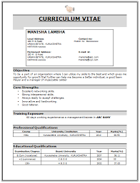 Professional Curriculum Vitae Sample Template Of A Fresher Mba Resume Sample Professional Cur Resume Format For Freshers Job Resume Format Best Resume Format