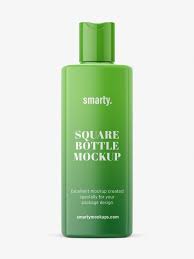 Plastic Square Bottle Mockup Smarty Mockups Cosmetics Mockup Bottle Mockup Bottle