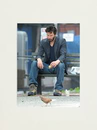Sad Keanu Paparazzi Photograph Keanu Reeves Meme Photographic Print By Dogstylestudio Redbubble