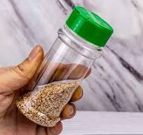 Wholesale Round Square Spice Containers Black Spices Shake Lid Plastic  Seasoning Spice Jar
