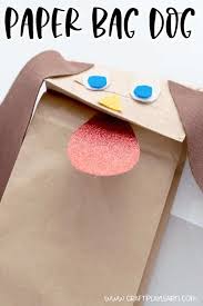 Prepare the dog template patterns. Paper Bag Dog Puppet Craft For Kids The Inspiration Edit