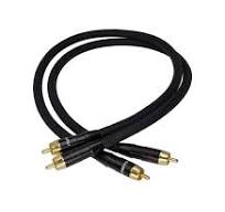 Melodika MD2R10 1m Kabel audio cinch 2 RCA - 2 RCA + oplot