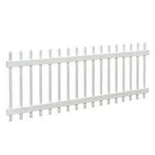Veranda Chelsea 3 Ft H X 8 Ft W White Vinyl Fence Panel 116083 The Home Depot In 2020 White Vinyl Fence Vinyl Fence Panels Vinyl Fence