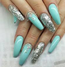 Turquoise Lovely Turquoise Acrylic Nails Turquoise Nails Turquoise Nail Art